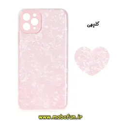 قاب گوشی iPhone 11 Pro Max آیفون طرح ماربل پاپ سوکت دار قلبی گلبهی کد 186