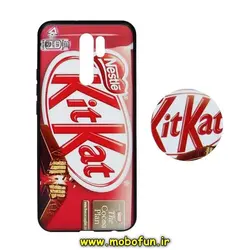 قاب گوشی Poco M2 - Redmi 9 پوکو شیائومی فانتزی سوزنی برجسته طرح KitKat کیت کت پاپ سوکت دار کد 127