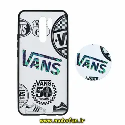 قاب گوشی Poco M2 - Redmi 9 پوکو شیائومی فانتزی سوزنی برجسته طرح VANS پاپ سوکت دار کد 100
