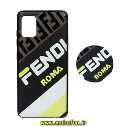 قاب گوشی Galaxy A51 سامسونگ فانتزی سوزنی برجسته طرح FENDI ROMA پاپ سوکت دار کد 304