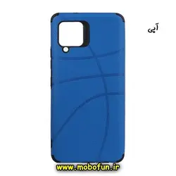 قاب گوشی Galaxy A42 سامسونگ طرح ژله ای چرمی NBA ضد ضربه ایربگ دار آبی کد 167