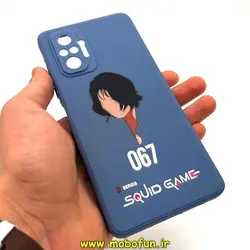 قاب گوشی Redmi Note 10 Pro - Redmi Note 10 Pro Max شیائومی سیلیکونی ژله ای طرح اسکویید گیم Squid Game بازی مرکب محافظ لنز دار فیلی کد 154