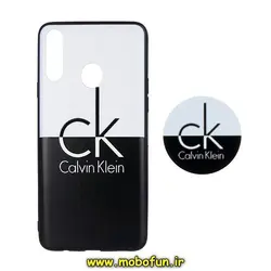 قاب گوشی Galaxy A20S سامسونگ فانتزی برجسته طرح Calvin Klein پاپ سوکت دار کد 276