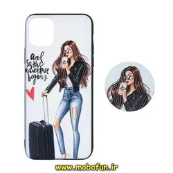 قاب گوشی iPhone 11 Pro Max آیفون فانتزی برجسته طرح دخترونه پاپ سوکت دار کد 142