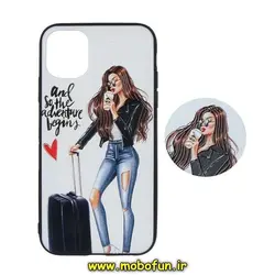 قاب گوشی iPhone 11 آیفون فانتزی برجسته طرح دخترونه پاپ سوکت دار کد 124