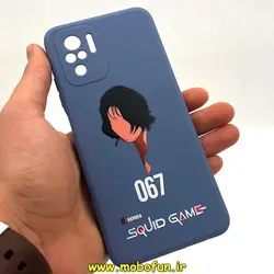 قاب گوشی Redmi Note 10 4G - Redmi Note 10S شیائومی سیلیکونی ژله ای طرح اسکویید گیم Squid Game بازی مرکب محافظ لنز دار فیلی کد 172