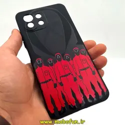 قاب گوشی Mi 11 Lite - Mi 11 Lite 5G - Mi 11 Lite NE شیائومی سیلیکونی ژله ای طرح اسکویید گیم Squid Game بازی مرکب محافظ لنز دار مشکی کد 63