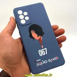 قاب گوشی Galaxy A72 4G - Galaxy A72 5G سامسونگ سیلیکونی ژله ای طرح اسکویید گیم Squid Game بازی مرکب محافظ لنز دار فیلی کد 185