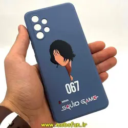 قاب گوشی Galaxy A32 4G سامسونگ سیلیکونی ژله ای طرح اسکویید گیم Squid Game بازی مرکب محافظ لنز دار فیلی کد 226