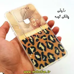 قاب گوشی Redmi Note 8 Pro شیائومی طرح رزینی IMD ایربگ دار فانتزی محافظ لنز دار کشویی رزینی پلنگی تیره کد 271