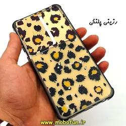 قاب گوشی Galaxy A52 4G - Galaxy A52 5G - Galaxy A52s سامسونگ طرح رزینی IMD ایربگ دار فانتزی محافظ لنز دار کشویی رزینی پلنگی کد 220