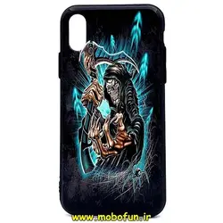 قاب گوشی iPhone X - iPhone XS آیفون فانتزی طرح برجسته اسکلت ترسناک کد 150