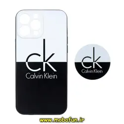 قاب گوشی iPhone 13 Pro Max آیفون فانتزی برجسته طرح Calvin Klein پاپ سوکت دار محافظ لنز دار کد 41