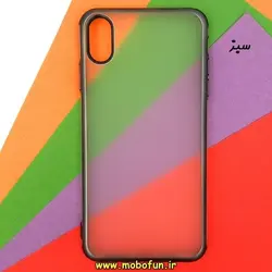 قاب گوشی Iphone Xs Max آیفون طرح ژله ای مات مای چویس My Choice ضد ضربه سبز کد 73