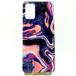 قاب گوشی Galaxy A02S - Galaxy M02S سامسونگ طرح سنگ و اکلیل IMD کهکشانی کد 104