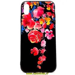 قاب گوشی Iphone XS Max آیفون فانتزی برجسته طرح گل های زیبا کد 62