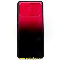 قاب گوشی Galaxy A42 سامسونگ فانتزی ژله ای طرح دورنگ اسپرت محافظ لنزدار کشویی کد 77