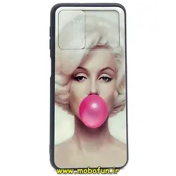 قاب گوشی Galaxy A32 5G سامسونگ فانتزی ژله ای طرح دخترونه محافظ لنزدار کشویی کد 69