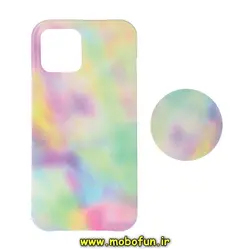 قاب گوشی Iphone 12 Pro Max آیفون طرح ژله ای ابر و بادی پاپ سوکت دار کد 57