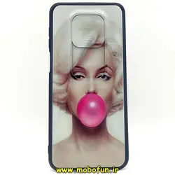 قاب گوشی Redmi Note 9s - Redmi Note 9 Pro شیائومی فانتزی ژله ای طرح دخترونه محافظ لنزدار کشویی کد 176