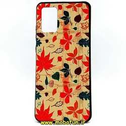 قاب گوشی A02S - M02S سامسونگ فانتزی طرح ژله ای برگ پاییزی کد 74
