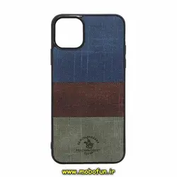 قاب گوشی Iphone 11 Pro Max آیفون طرح ژله ای سه خط رنگی پولو کد 47
