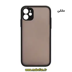 قاب گوشی Iphone 11 طرح پشت مات محافظ لنز دار کد 23