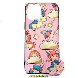 قاب گوشی Iphone 12 Pro Max فانتزی برجسته طرح یونیکورن به همراه پاپ سوکت کد 11