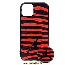 قاب گوشی Iphone 11 Pro فانتزی برجسته طرح نایکی اسپرت به همراه پاپ سوکت کد 17