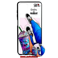 قاب گوشی A12 سامسونگ طرح فانتزی برجسته اسپرت به همراه پاپ سوکت کد 9