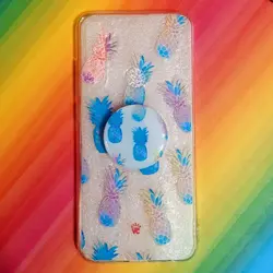 قاب گوشی Redmi Note 8 شیائومی طرح فانتزی ژله ای آناناسی به همراه پاپ سوکت کد 25