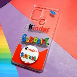 قاب گوشی A21S سامسونگ طرح فانتزی ژله ای Kinder به همراه پاپ سوکت کد 31