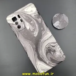 قاب گوشی Xiaomi Poco X3 GT - Redmi Note 10 Pro 5G شیائومی ژله ای فانتزی طرح آبرنگی پاپ سوکت دار محافظ لنز دار کد 808