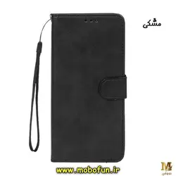 کیف گوشی Galaxy A53 5G سامسونگ مگنتی طرح چرم کتابی محافظ لنزدار مشکی کد 231