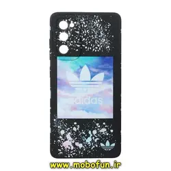 قاب گوشی Galaxy S20 FE سامسونگ سیلیکونی ژله ای طرح آدیداس adidas محافظ لنز دار مشکی کد 373
