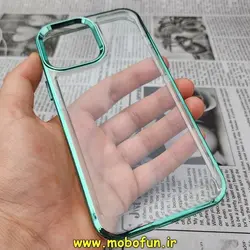 قاب گوشی iPhone 13 Pro آیفون طرح پشت طلق شیشه ای شفاف اورجینال برند CASE MATE سبز  روشن کد 309