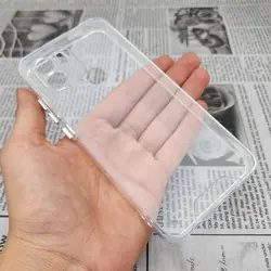 قاب گوشی Redmi A1 Plus شیائومی اورجینال اسپیس Space طرح طلقی شیشه ای شفاف دکمه کرومی محافظ لنز دار کد 34