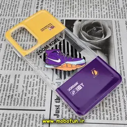 قاب گوشی Galaxy A13 4G سامسونگ طرح پشت طلق پرینت برجسته دکمه کرومی جردن نایکی NIKE NBA کد 529
