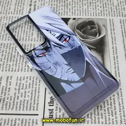قاب گوشی Galaxy S21 Ultra سامسونگ طرح پشت طلق پرینت برجسته دکمه کرومی انیمه ژاپنی کد 272