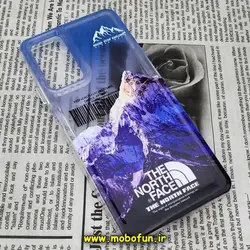 قاب گوشی Redmi Note 11 Pro 4G Global - Redmi Note 11 Pro 5G Global شیائومی طرح پشت طلق پرینت برجسته دکمه کرومی THE NORTH FACE کد 436