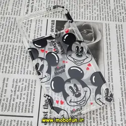 قاب گوشی Poco X4 Pro 5G شیائومی طرح پشت طلق پرینت برجسته دکمه کرومی میکی موس کد 581