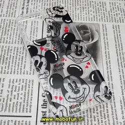 قاب گوشی Redmi Note 12 Pro 5G Speed - Poco X5 Pro شیائومی طرح پشت طلق پرینت برجسته دکمه کرومی میکی موس کد 9