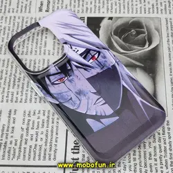قاب گوشی iPhone 14 Pro آیفون طرح پشت طلق پرینت برجسته دکمه کرومی انیمه ژاپنی کد 126