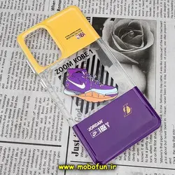 قاب گوشی Galaxy A73 5G سامسونگ طرح پشت طلق پرینت برجسته دکمه کرومی نایکی جردن NIKE NBA کد 480