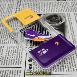 قاب گوشی Galaxy A32 4G سامسونگ طرح پشت طلق پرینت برجسته دکمه کرومی نایکی جردن NIKE NBA کد 729