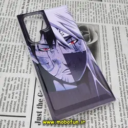 قاب گوشی Galaxy S22 Ultra سامسونگ طرح پشت طلق پرینت برجسته دکمه کرومی انیمه ژاپنی کد 216
