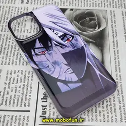 قاب گوشی iPhone 14 آیفون طرح پشت طلق پرینت برجسته دکمه کرومی انیمه ژاپنی کد 67