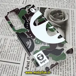 قاب گوشی Galaxy A34 5G سامسونگ طرح پشت طلق پرینت برجسته دکمه کرومی چریکی کد 18