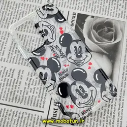 قاب گوشی Galaxy A52 4G - Galaxy A52 5G - Galaxy A52S سامسونگ طرح پشت طلق پرینت برجسته دکمه کرومی میکی موس کد 1003