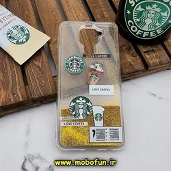 قاب گوشی Redmi Note 9 شیائومی طرح آکواریومی اورجینال مدل استارباکس STARBUCKS رنگ طلایی کد 447